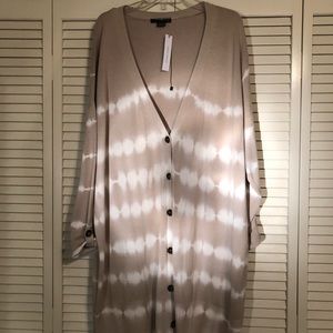NWT SANCTUARY TIE DYE LONG CARDIGAN SWEATER.
